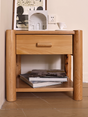 BAIYA SHUNAN Izumi Eco-Friendly Wooden Nightstand with Storage Cabinet from BAIYA SHUNAN