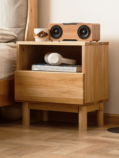BAIYA SHUNAN KATSUMI Rustic Cypress Wood Storage Side Cabinet from BAIYA SHUNAN