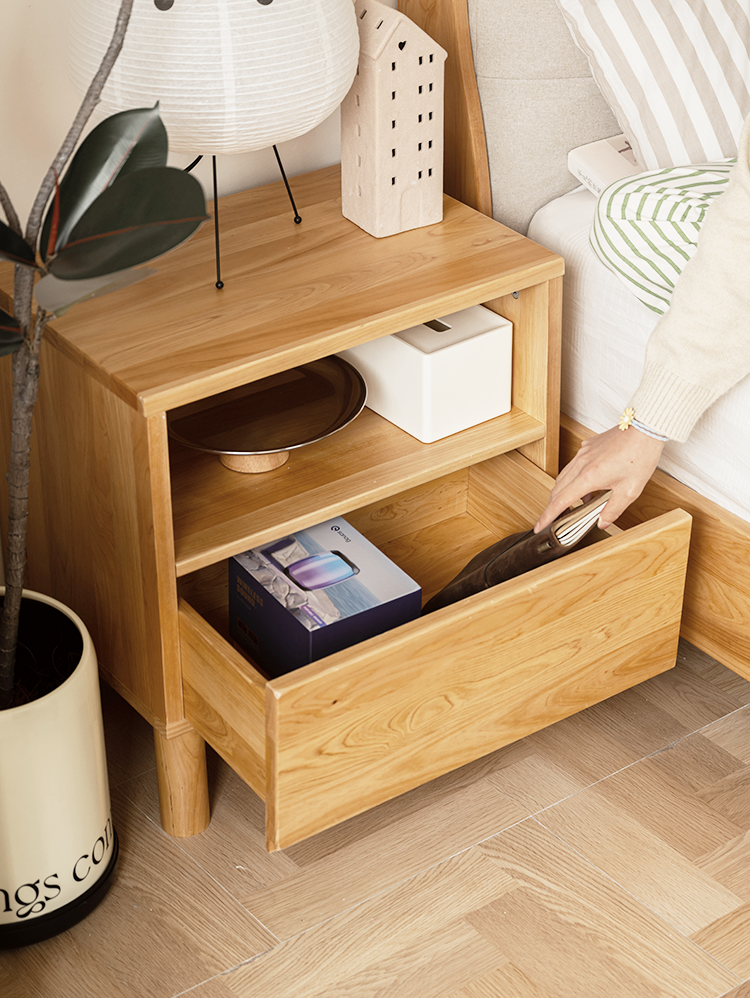 BAIYA SHUNAN KATSUMI Rustic Cypress Wood Storage Side Cabinet from BAIYA SHUNAN