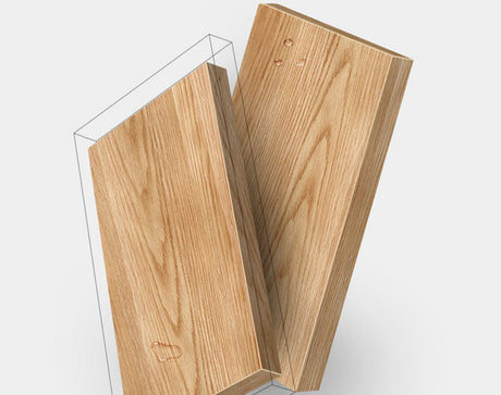BAIYA SHUNAN KATSUMI Rustic Cypress Wood Storage Side Cabinet from BAIYA SHUNAN