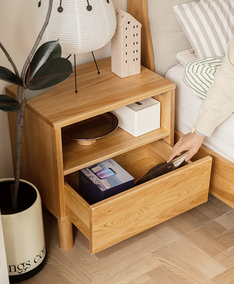 BAIYA SHUNAN KATSUMI Rustic Cypress Wood Storage Side Cabinet from BAIYA SHUNAN