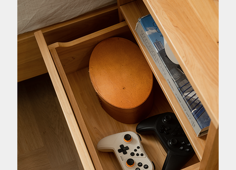 BAIYA SHUNAN KATSUMI Rustic Cypress Wood Storage Side Cabinet from BAIYA SHUNAN