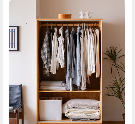BAIYA SHUNAN Kazuki Elegant Wooden Wardrobe Furniture from BAIYA SHUNAN