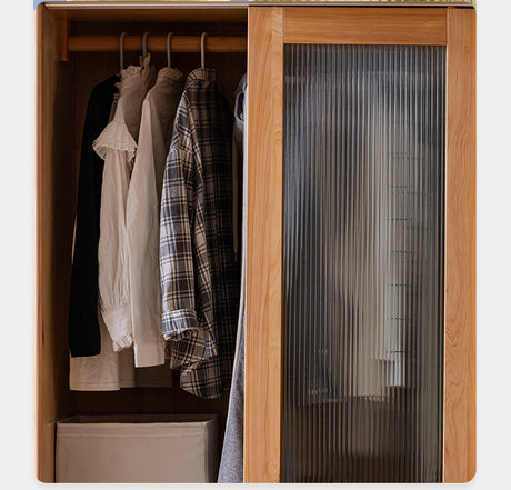 BAIYA SHUNAN Kazuki Elegant Wooden Wardrobe Furniture from BAIYA SHUNAN