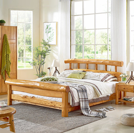 BAIYA SHUNAN Michiko Eco-Friendly Cypress Double Bed from BAIYA SHUNAN
