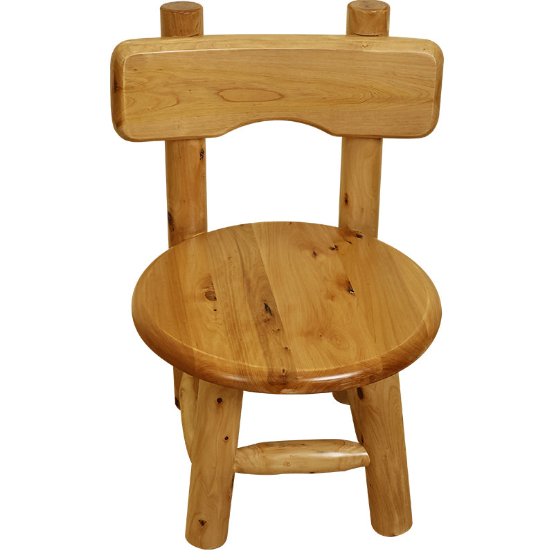 BAIYA SHUNAN Zoltar Rustic Cypress Wood Dining Stool from BAIYA SHUNAN