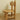 BAIYA SHUNAN Zoltar Rustic Cypress Wood Dining Stool from BAIYA SHUNAN