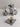 BEN HANMEI Elowen Elegant Silver Coffee Table for Living Room Décor from BEN HANMEI
