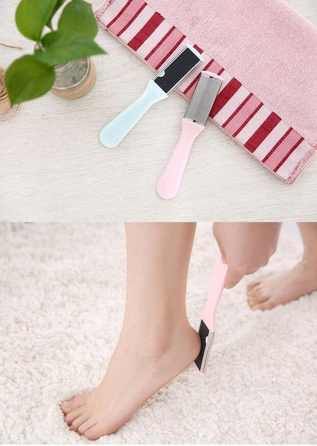 BOER Akihiko Durable Stainless Steel Exfoliating Heel Stickers from BOER