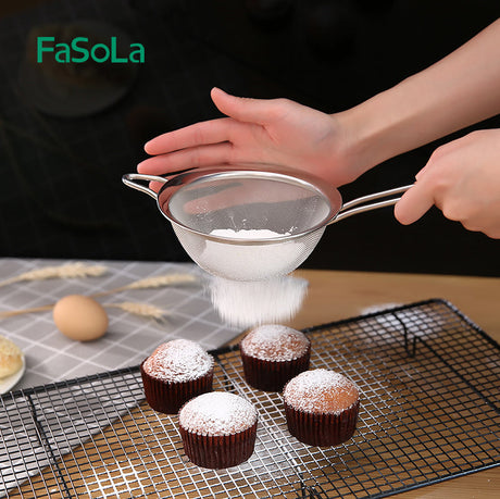 BOER Akihiko Premium 304 Stainless Steel Baking Sieve from BOER