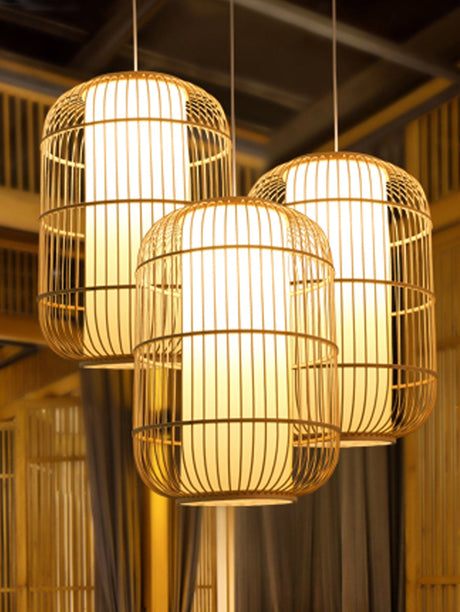 BOJI Amaterasu Elegant Bamboo Balcony Lamp from BOJI