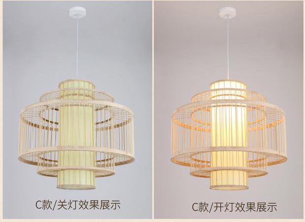 BOJI Amaterasu Elegant Bamboo Balcony Lamp from BOJI