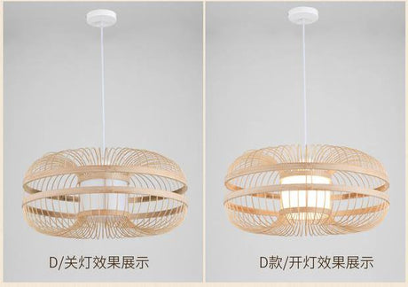 BOJI Amaterasu Elegant Bamboo Balcony Lamp from BOJI