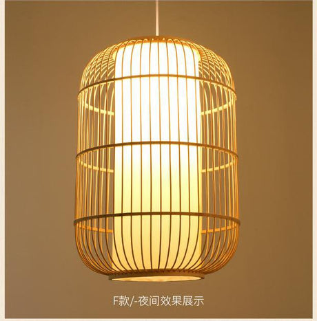 BOJI Amaterasu Elegant Bamboo Balcony Lamp from BOJI