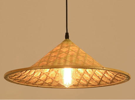 BOJI Armand Vintage Multi-Color Straw Hat Lampshade from BOJI