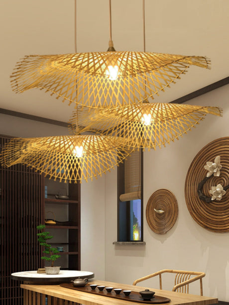 BOJI Azura Artisan Woven Ceiling Lamp from BOJI