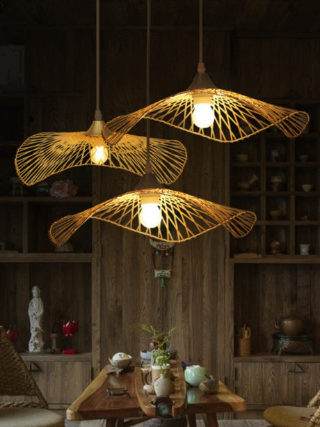 BOJI Azura Artisan Woven Ceiling Lamp from BOJI