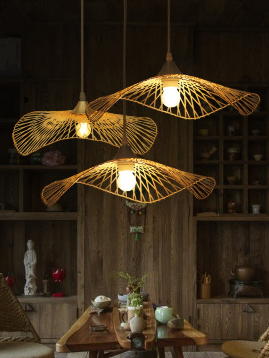 BOJI Azura Artisan Woven Ceiling Lamp from BOJI