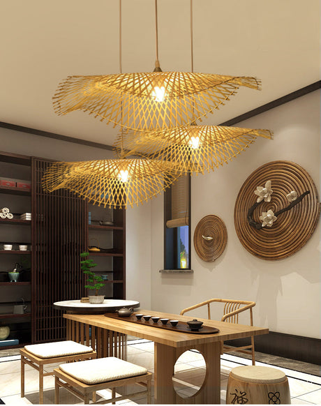 BOJI Azura Artisan Woven Ceiling Lamp from BOJI