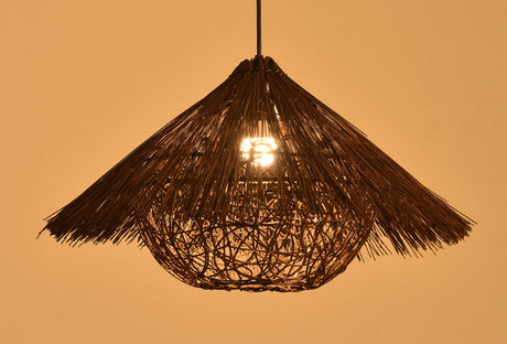 BOJI Azura Elegant Woven Coffee Ceiling Lamp from BOJI