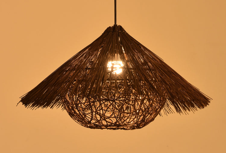 BOJI Azura Elegant Woven Coffee Ceiling Lamp from BOJI