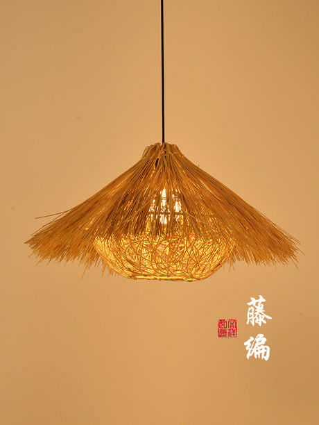 BOJI Azura Elegant Woven Coffee Ceiling Lamp from BOJI