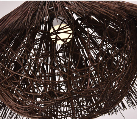 BOJI Azura Elegant Woven Coffee Ceiling Lamp from BOJI