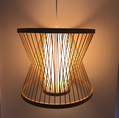 BOJI Azura Elegant Woven Coffee Ceiling Lamp from BOJI