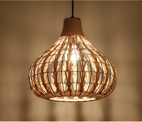 BOJI Azura Elegant Woven Coffee Ceiling Lamp from BOJI