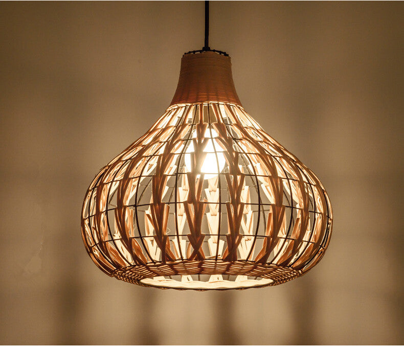 BOJI Azura Elegant Woven Coffee Ceiling Lamp from BOJI