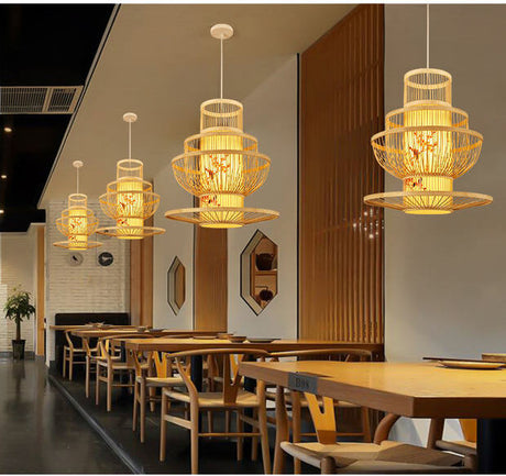 BOJI Chengyu Artistic Ambient Light Chinese Ceiling Lamp from BOJI