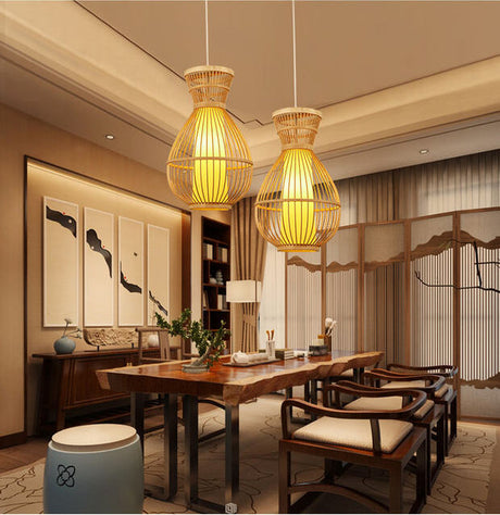 BOJI Chengyu Artistic Ambient Light Chinese Ceiling Lamp from BOJI