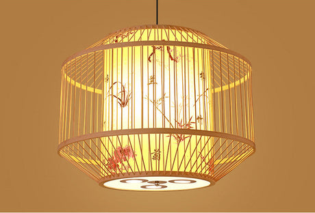 BOJI Elowen Traditional Woven Lights Ceiling Lamp from BOJI