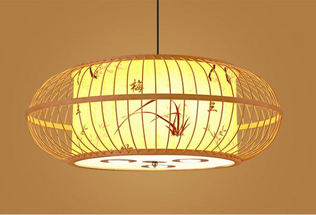 BOJI Elowen Traditional Woven Lights Ceiling Lamp from BOJI