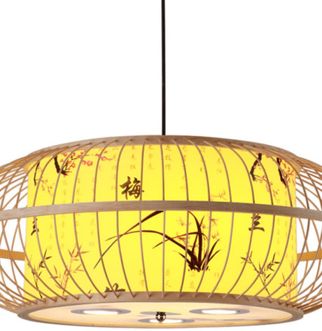 BOJI Elowen Traditional Woven Lights Ceiling Lamp from BOJI