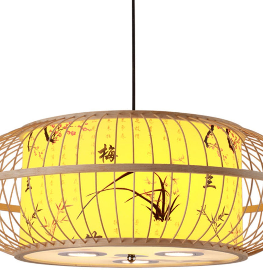 BOJI Elowen Traditional Woven Lights Ceiling Lamp from BOJI