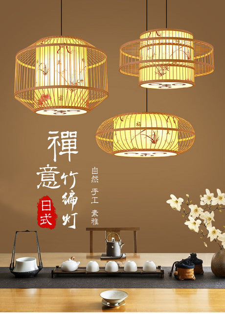 BOJI Elowen Traditional Woven Lights Ceiling Lamp from BOJI