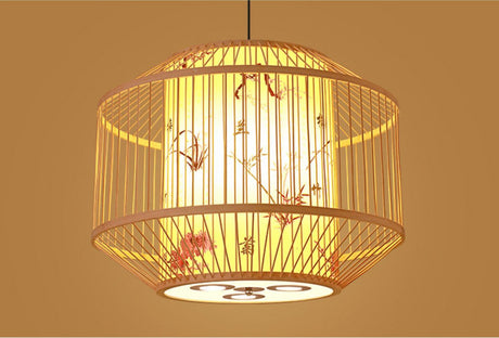 BOJI Elowen Traditional Woven Lights Ceiling Lamp from BOJI