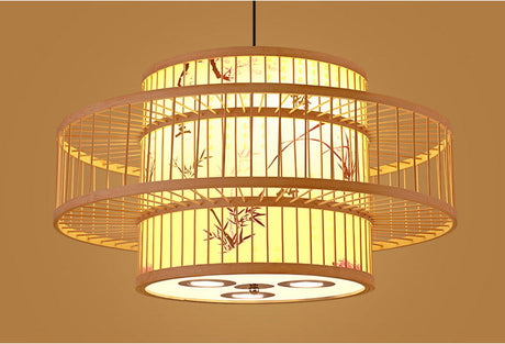 BOJI Elowen Traditional Woven Lights Ceiling Lamp from BOJI