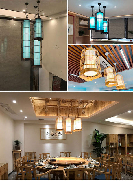 BOJI Hanzhou Elegant Fusion Ceiling Lamp from BOJI