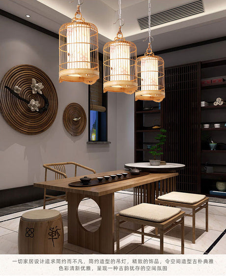 BOJI Hanzhou Elegant Fusion Ceiling Lamp from BOJI