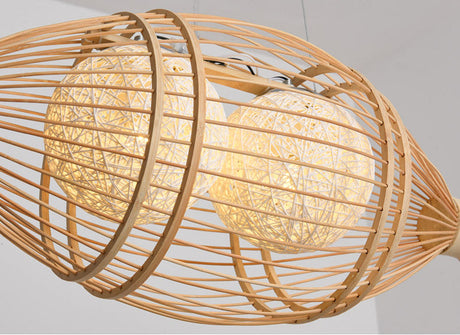 BOJI Harukaze Artistic Woven Ceiling Lamp from BOJI