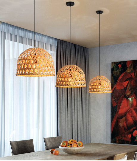 BOJI Haruki Elegant Bamboo Ceiling Lamp from BOJI