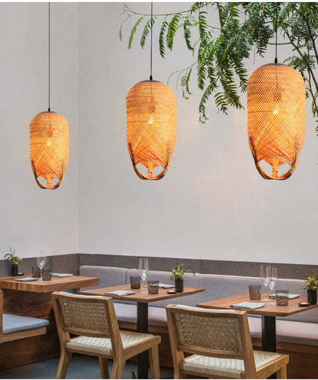 BOJI Haruki Elegant Bamboo Ceiling Lamp from BOJI