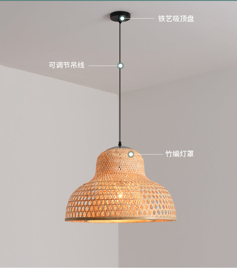 BOJI Haruki Elegant Bamboo Ceiling Lamp from BOJI
