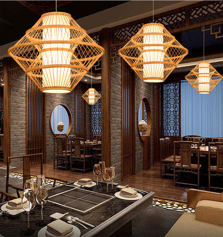 BOJI Haruki Elegant Ceiling Lamp - Japanese Style Living Room Lighting from BOJI