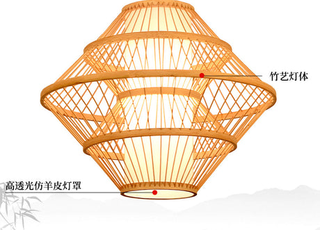BOJI Haruki Elegant Ceiling Lamp - Japanese Style Living Room Lighting from BOJI