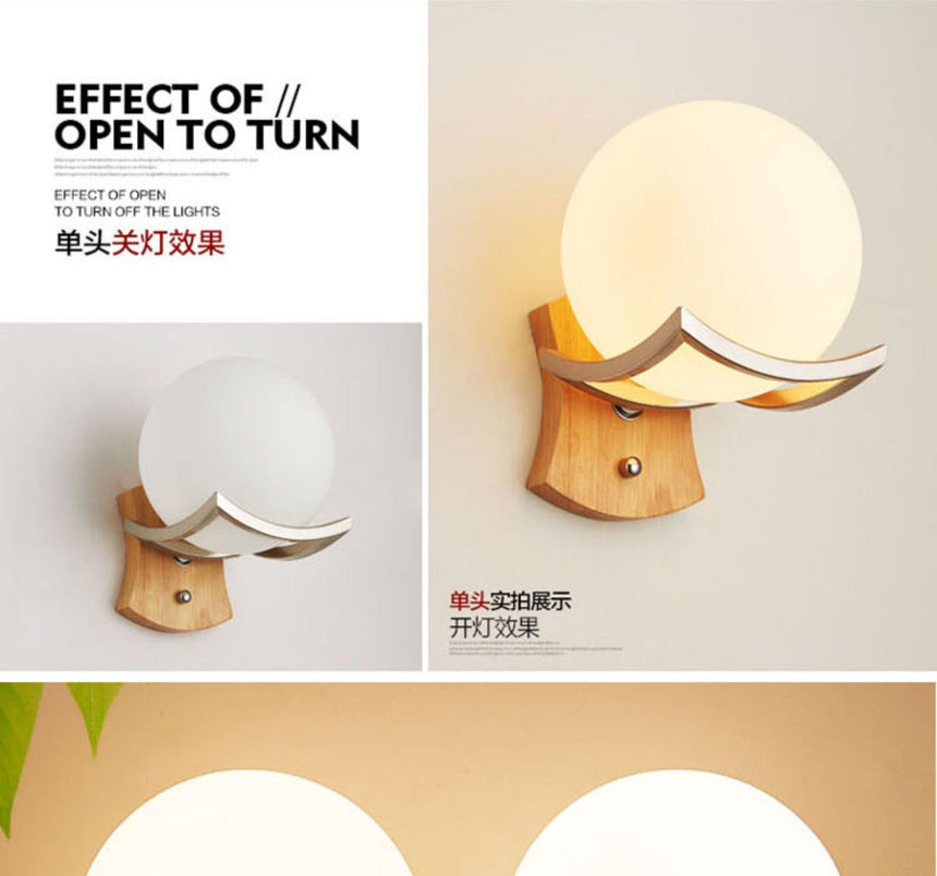 BOJI Haruki Elegant Minimalist Wall Table Lamp from BOJI