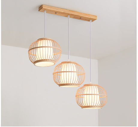 BOJI Haruki Elegant Natural Wood Stairlight Pendant Lamp from BOJI