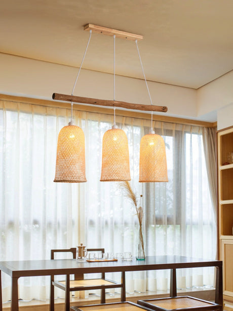 BOJI Haruki Elegant Natural Wood Stairlight Pendant Lamp from BOJI